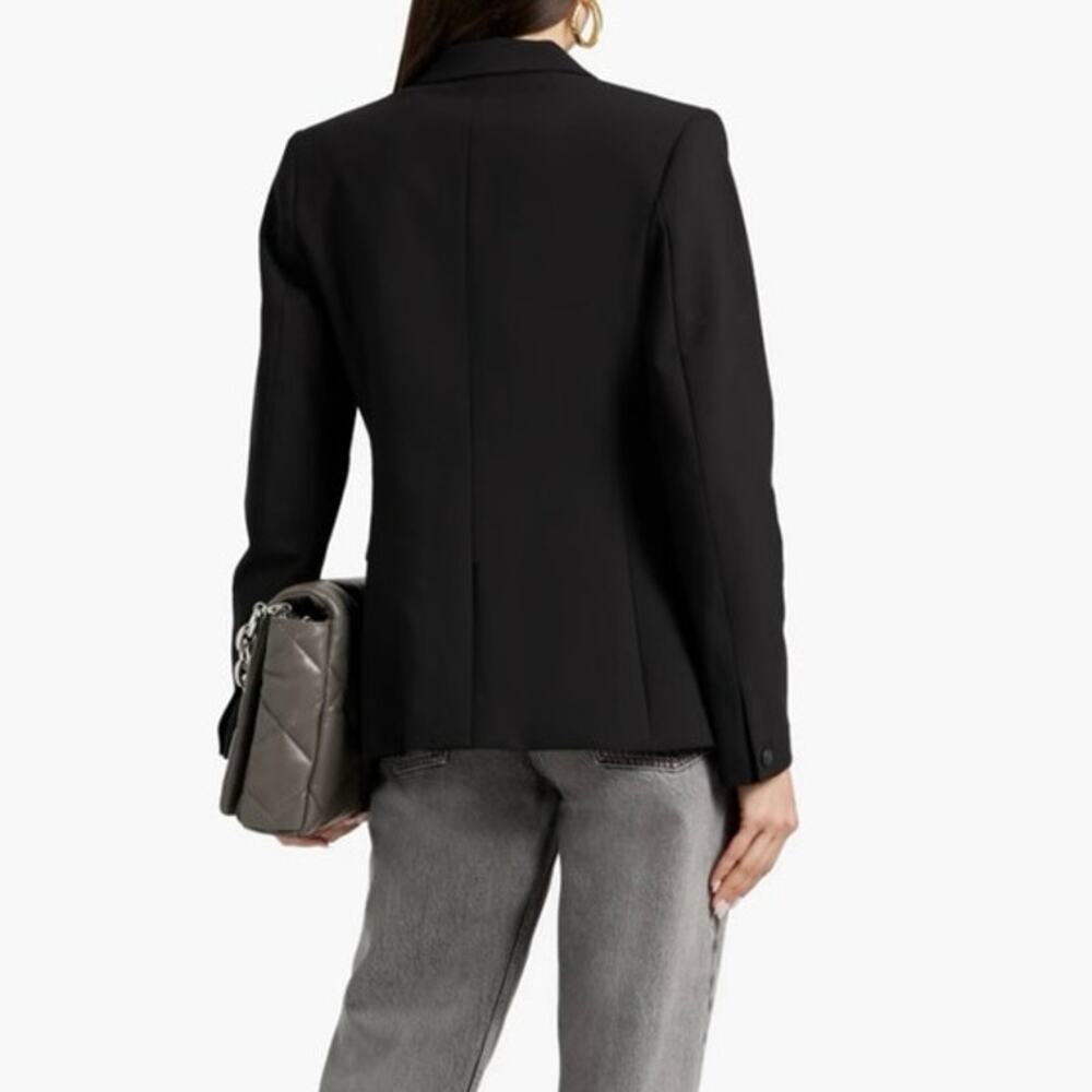 Nwot Women’s Rag & Bone Razor Crepe Blazer In Bla… - image 2